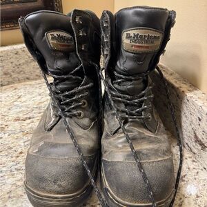 Dr. Martens Industrial steel toe waterproof Men's boots. Size 10